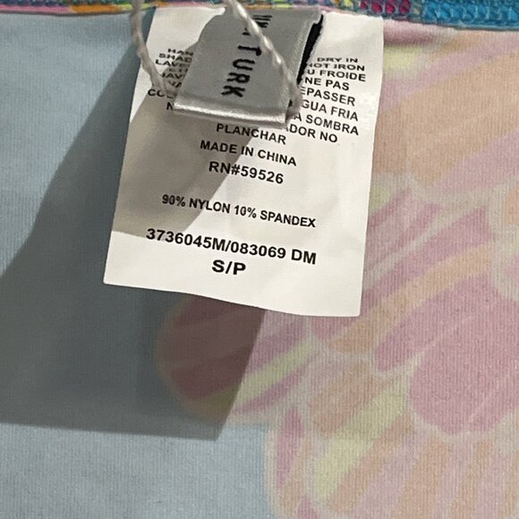 Trina Turk Paradise Swimsuit Cover Up Tunic Dress Womens S Multi Poppy Resort - Picture 5 of 8